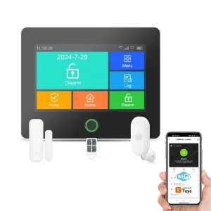 Home Security Smart Alarm System Full Touch Equipment Wireless Smart Intrusion Alarm System