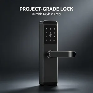 Home Security Smart Door Lock Fingerprint APP WiFi Password Card Unlock Waterproof Digital Lock