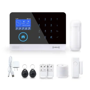 Home Security Smart WiFi Alarmas GSM Work with Alexa/Google Assistance PST-WG103T