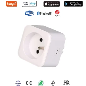 Home Smart Copper Power Sockets WiFi EU Standard Wireless Electric Outlet Smart Plug Remote Timer Control Alexa Google