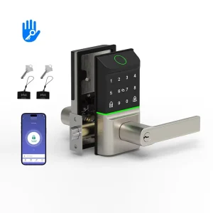 Home TTlock Smart Fingerprint Door Lock with for for Steel Brass Doors Digital Deadbolt Security