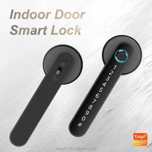 Home Tuya Biometric Smart Door Lock Electronic Fingerprint Door Handle Split Digital Keyless Intelligent Lock