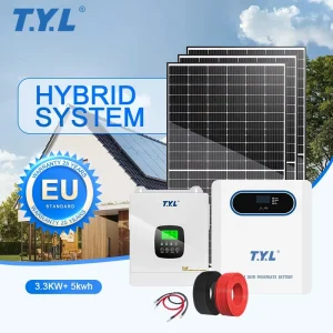Home off Grid Solar Power System Hybrid 3kw 3kva 6kw 12kw Hybrid Solar Energy Storage Power Systems for Home