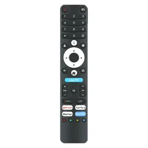 Hostrong Factory OEM ODM RCU IR Remote Control Suitable for Smart LCD LED Android 4K UHD HDR TV Support Customization