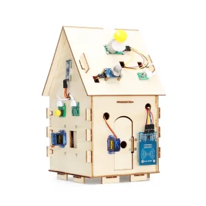Hot DIY Smart Home Kit for Arduino Kit Robot Starter Automation Projects Wooden House Learning Kit