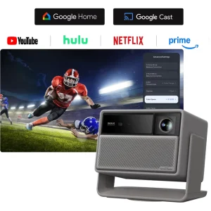 Hot Design Horizon 20 Triple Laser Projector 4+128GB HDR10 Lens Shift Optical Zoom 240Hz Refresh Rate Gaming Projector