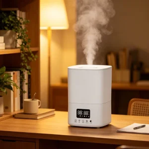 Hot Low Noise 7 Colors LED Light Customized Smart App Controlled Humidistat Hotel Use Ultrasonic Humidifier Aromatherapy 4.5L