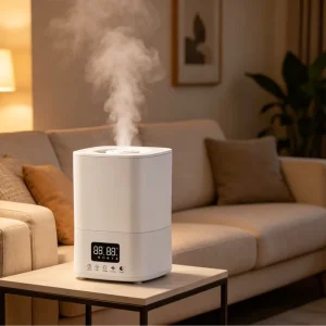 Hot Low Noise 7 Colors LED Light Customized Smart Ultrasonic Humidifier Household Use Ultrasonic Humidifier