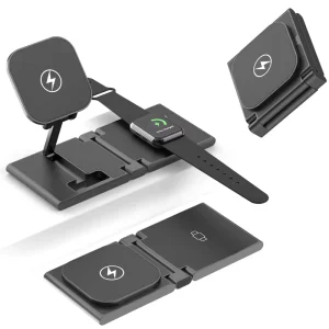 Hot Product 15w Pd qi Wireless Charger 3 in 1 Wireless Charging with for Android and iPhone Apple Watch Airpods