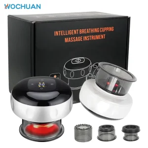 Hot Sales Improves Blood Circulation 12 speed Mode Rechargeable Smart Cupping Therapy Massager for Waist Hands Back Leg