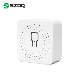 Hot Sales SZDQ Intelligent TuYa Google Home Assistant Voice Control 16A 100 240V Electric Wireless Relay Smart WiFi Light Switch