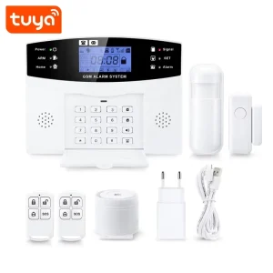 Hot Seller Tuya Smart WiFi 200 Zones Home Security System 8 Wired & 200 Wireless with GSM for PST PG500 4GEU