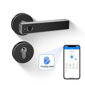 Hot Selling Black Fingerprint Password Digital Intelligent Lock Wifi Smart Home Door Lock Smart Electronic Lock