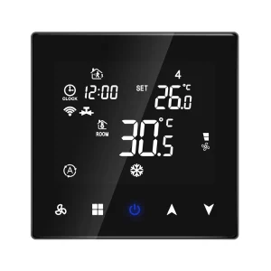 Hot Selling Digital Temperature Control Thermostat of Fan Coil Units Thermostat with 3 Fan Speed Electric Valve Wifi Thermostat