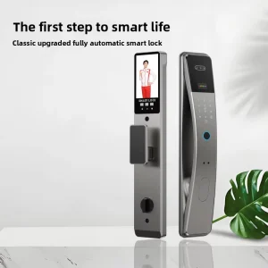 Hot Selling Full Auto Smart Lock Biometric Face Fingerprint Temporary Password Doorbell Camera C Grade Security Cloud Wi Fi