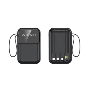Hot Selling Portable 10000mAh Power Bank with Custom LOGO Smart Mini Mobile Phone Charger 10000mAh Power Banks Custom LOGO