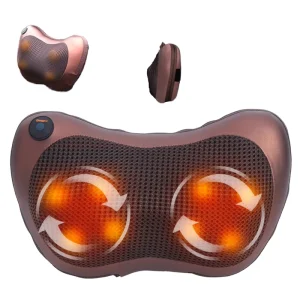 Hot Selling Shiatsu Smart Massage Pillow with Heat Air Pressure Therapy for Neck and Waist Health Care and Relaxation