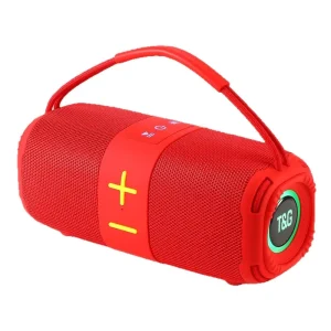 Hot Selling TG668 Large Volume Dual Channel LED Dim Portable Fabric Audio Waterproof Subwoofer Metal Cabinet Microphone Speaker
