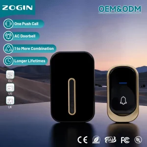 Hot Selling Wireless Home Doorbell Super Long Range One to One Electronic Doorbell Remote Control Smart Door Bell