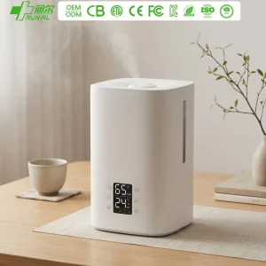 Hot Steam Smart Wifi Tuya App Warm Mist Ultrasonic Air Humidifier With Night Light for Home
