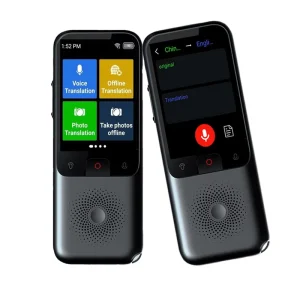 Hot T11 Smart AI Voice Translator Device for Business Travel Interpretation Wireless Offline Photo Instant Spanish Translator