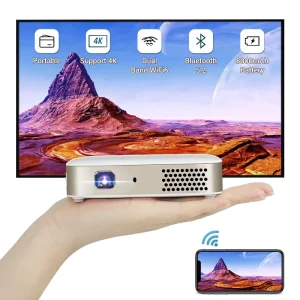 Hotack D061 Portable Outdoor Mini Projector HD Home Cinema Proyector Smart Android TV Projecteur