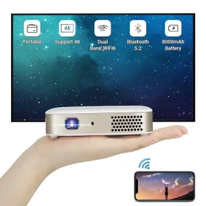 Hotack D061 Smart Android Wifi Pocket Proyector Portable DLP Beamer MIni Projector