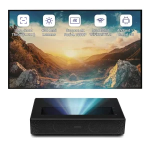 Hotack D068 Smart Laser Projector Hot Selling Full HD 4K TV For Home Theater Ultra Short Throw