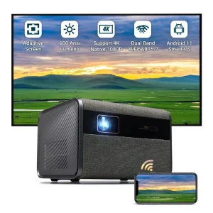 Hotack New Arrival L015 Full HD 1080P Smart Android LCD Projector Home Theater Movie & 4K Wireless Phone Projector