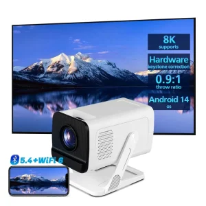 Hotack Newest X1AR LCD Portable Mini Outdoor Projecteur Smart Android 14 Wireless Proyector HD Home Theater Movie Projector