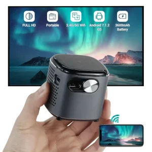 Hotack Portable Mini Touch DLP Projector Smart Android Wifi Video Cinema Projector