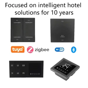 Hotel GRMS RCU Control System Wired RS485 Wireless Zigbee WiFi Tuya App Hotel Engineering Solution