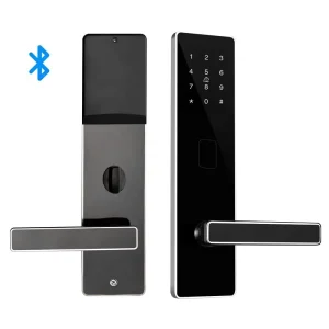 Hotel Intelligent Digital Door Lock with Cloud & App Control 304 Stainless Steel Key & Card Access for Wood Doors