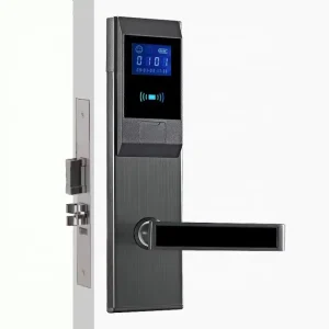 Hotel Room Safe Door Lock Mechanical Key Card Stainless Steel 125KHz RF Access Key Card LCD Display 38mm-55mm Shackle LR6