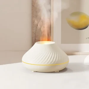 Household 130Ml Usb Flame Defuser Portable Ultrasonic Smart Scent Mist Flame Air Diffuser Humidifier