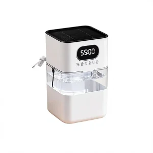 Household Desktop Ultrasonic Air Cooler/Warmer 8.5L Capacity Stainless Steel Dry Battery Humidifying Unit Timing Function Quiet