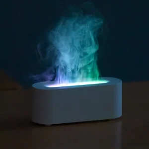 Household Products Ultrasonic Smart air Humidifier Diffuser Hotel Desk USB Simulated Flame Aroma Mini Humidifier