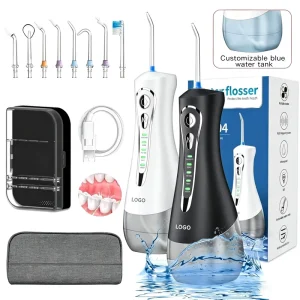 Household Smart Ultrasonic Portable Oral Cleaning Electric Timed High Pressure Waterproof Handheld Dental Water Flosser