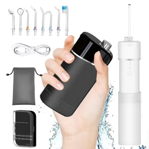 Household Smart Ultrasonic Portable Oral Cleaning Electric Timed High Pressure Waterproof Handheld Dental Water Flosser