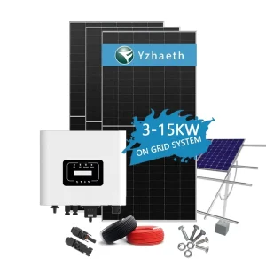 Hybrid Inverter off Grid Home Battery Solar System Complete Kit MPPT Controller 10kW 15kW 1kW Lifepo4 IP66 10 Year Warranty