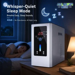 Hydrogen Production During Quiet Sleep Smart Timer Hydrogen Inhalar Machine ISO CE Certification for Bedroom User