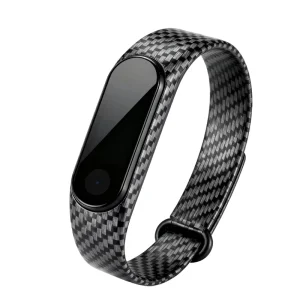 Hypoallergenic Carbon Fiber Smart Bracelet Waterproof Ultra thin Sports Fitness Wristband CE Certified