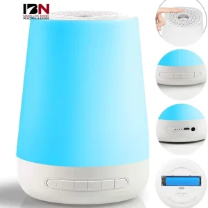 IBN Custom White Noise Red Light SAD Emotional Light White Noise Sleep Aid Device Baby Lullaby Night Light Speaker Home Portable