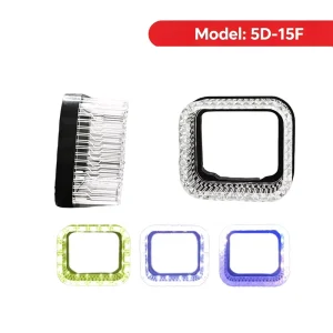 IDISON 5D 15F Smart 2.5″ 3.0 Led Angel Eyes Halo Rings 12V App Switch Colorful Front Headlight Decor Cover For All Cars