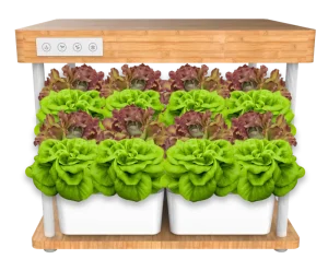IGS-06 Indoor Hydroponic Tower Garden Planter 16 Pods LED Grow Light Kit Smart Electronic Home Kit Modern Design