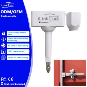 ILinkCon 4G Container Smart Bolt Seals 4G Global Logistics Monitoring High Security Smart Bolt Seal Lock