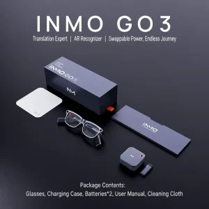 INMO GO3 AR Smart Glasses Real Time Translation Glasses Swappable Battery AR Recognizer Subtitle Translation Audio Translation