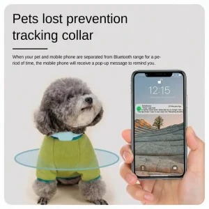 IOS Pet Anti-Lost Tracking Cute Silicone Gel Smart Collar with Global Positioning and Personalized Customization for Cats Dogs