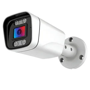 IP Security Camera Outdoor Wired 1080P Bullet POE 2MP CMOS Smart Color Night Vision Full Metal 2.7-12mm Lens Cloud NVR Required