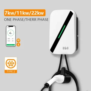 IP65 EV Wallbox Charger 7kW Type 2 32A AC EVSE